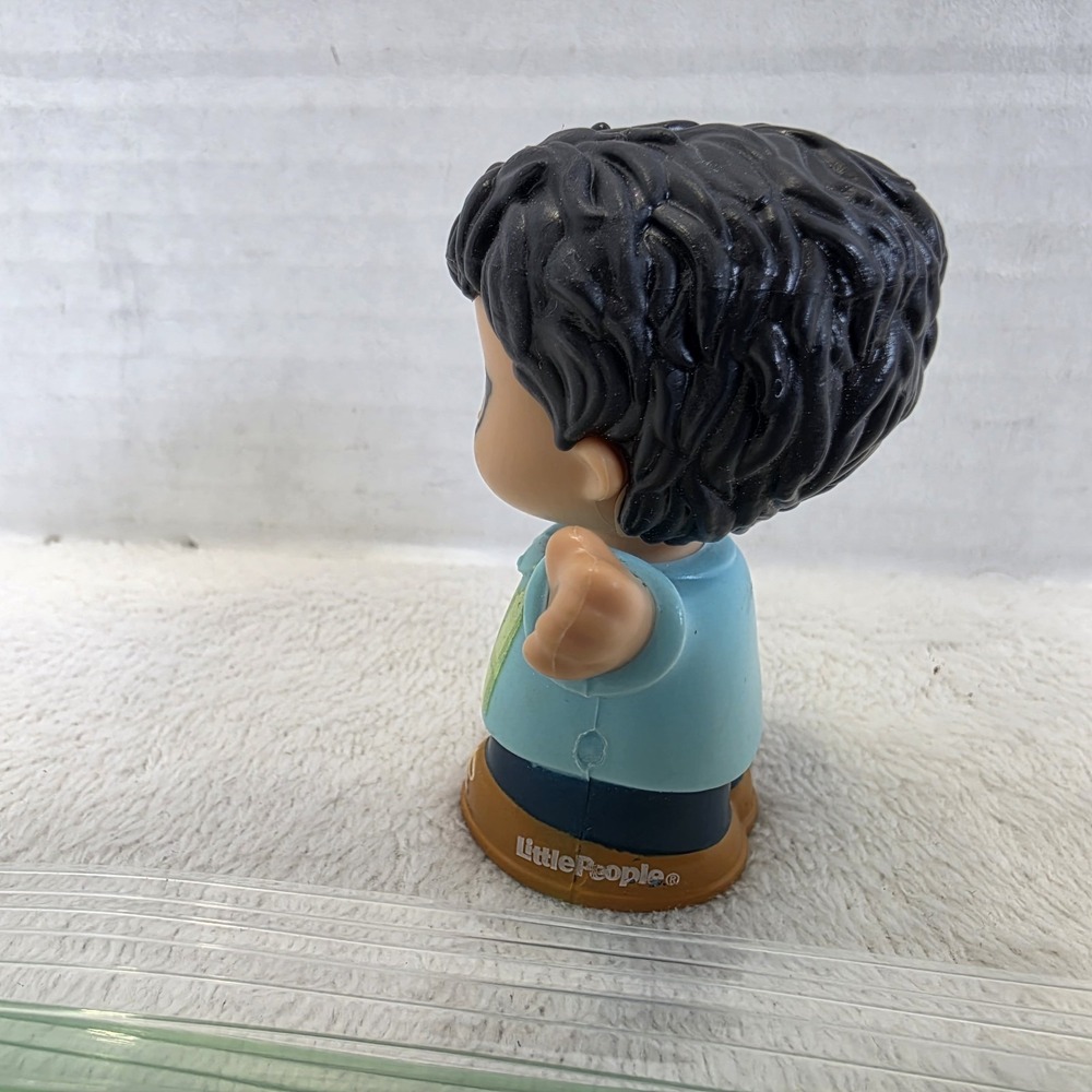 Fisher Price Little People‎ Black Hair Pet Shop Boy Dad Koby Apron Glasses - Picture 3 of 6